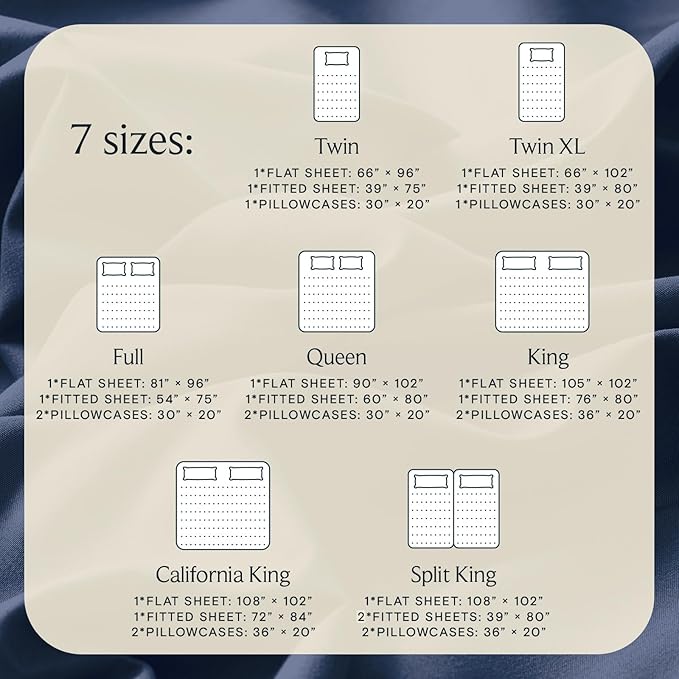 LuxClub 4 PC King Sheet Set, Deep Pockets Wrinkle Free Cooling Bed Sheets Hotel Bedding for Women, Men, Includes 1 Fitted Sheet, 1 Flat Sheet and 2 Pillowcases-Soft Navy