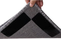 12-Pack Gripper for Rug for Hardwood Floors and Tiles: Double-Sided Reusable Rug Carpet Tape. Anti-Slip Tape Grips Area Rugs, Non-Slip Rug Pads Prevent Sliding, Curling, and Bunching (12 Rectangular)