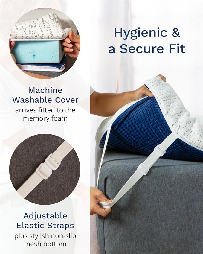 ViscoSoft 3 Inch Memory Foam Mattress Topper King - Select High Density - (Gel-Infused and Ventilated) Mattress Pad with Soft Removable Bamboo-Rayon Cover
