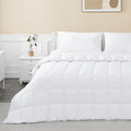 sunflower Comforter Twin Duvet Insert White Twin XL Comforter Down Alternative Filling 100% Cotton Shell All Season for Dorm Hypoallergenic Warm Breathable Noiseless Machine Washable with Corner Taps