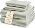 100% Egyptian Cotton King Size Sheets Set – Luxury 1000 Thread Count Buttery Soft & Durable Christmas Sheets King Size, Sateen Winter Sleep Comfort, Snug Fit 15" Deep Pocket, Hotel Comfort - Mineral