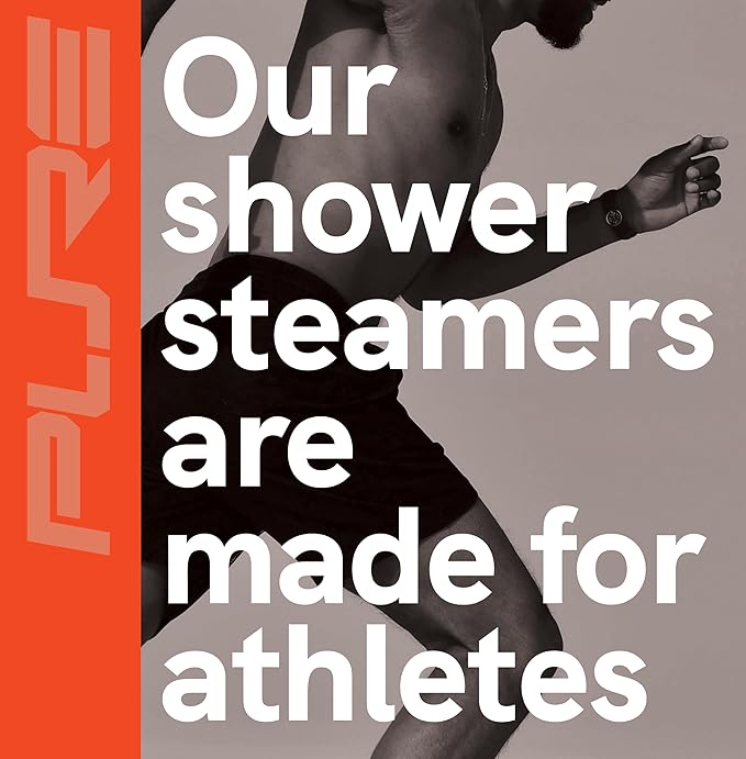 Sport Shower Steamers - Made in USA with Natural Eucalyptus Essential Oil, Aromatherapy, Stress and Sinus Relief, Muscle Recovery for Athletes, Best Christmas Stocking Stuffers for Runners
