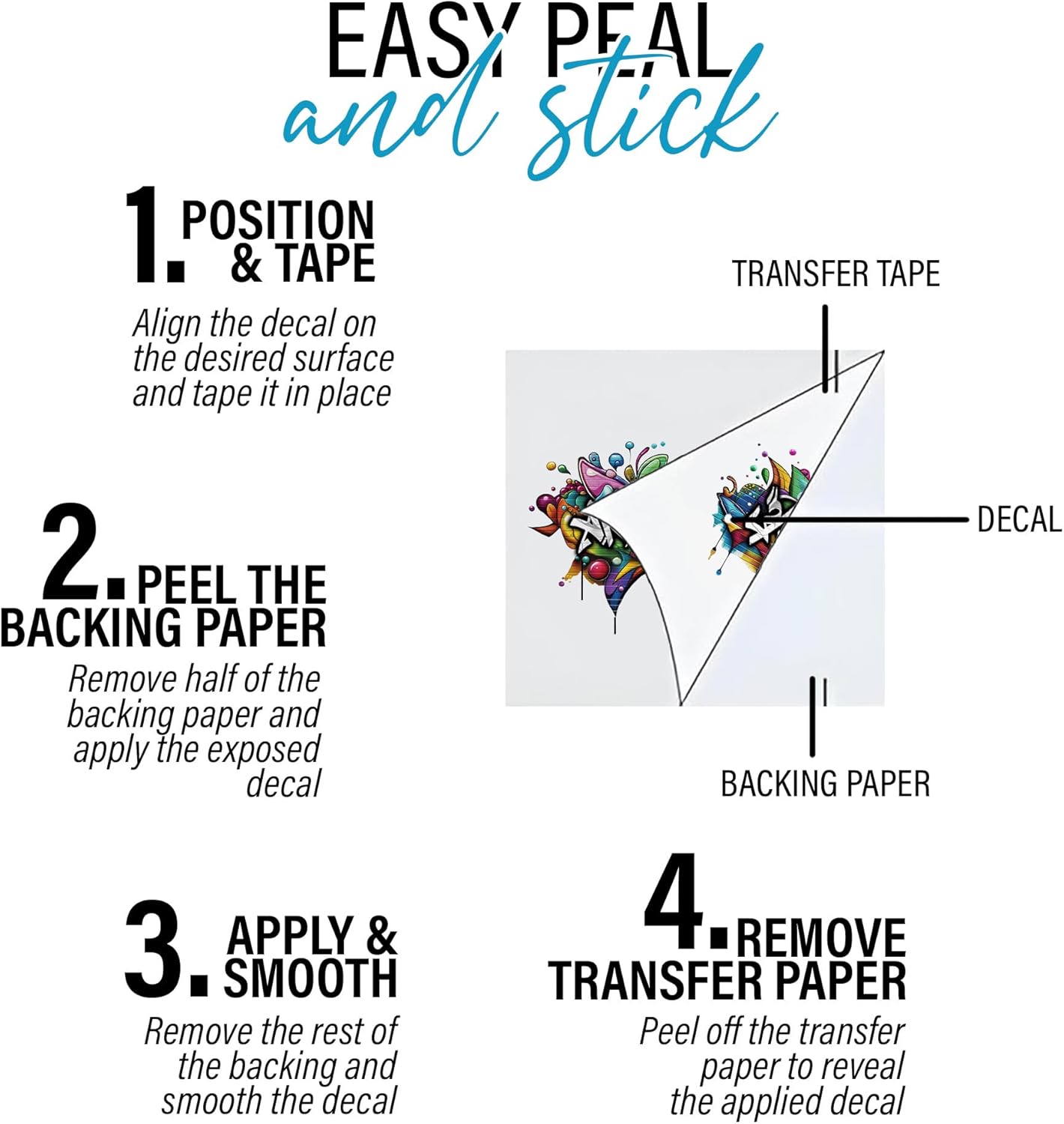 Personalized Name Graffiti Wall Decal Custom Name Graffiti Street Art Brick Room Decor Teen Wall Decals and Stickers for Nursery, Room Walls Decor, Peel & Stick Name Decals for Walls