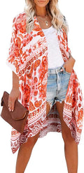 Moss Rose Women Summer Bikini Kimono Bathing Suit Cover Ups for Swimwear