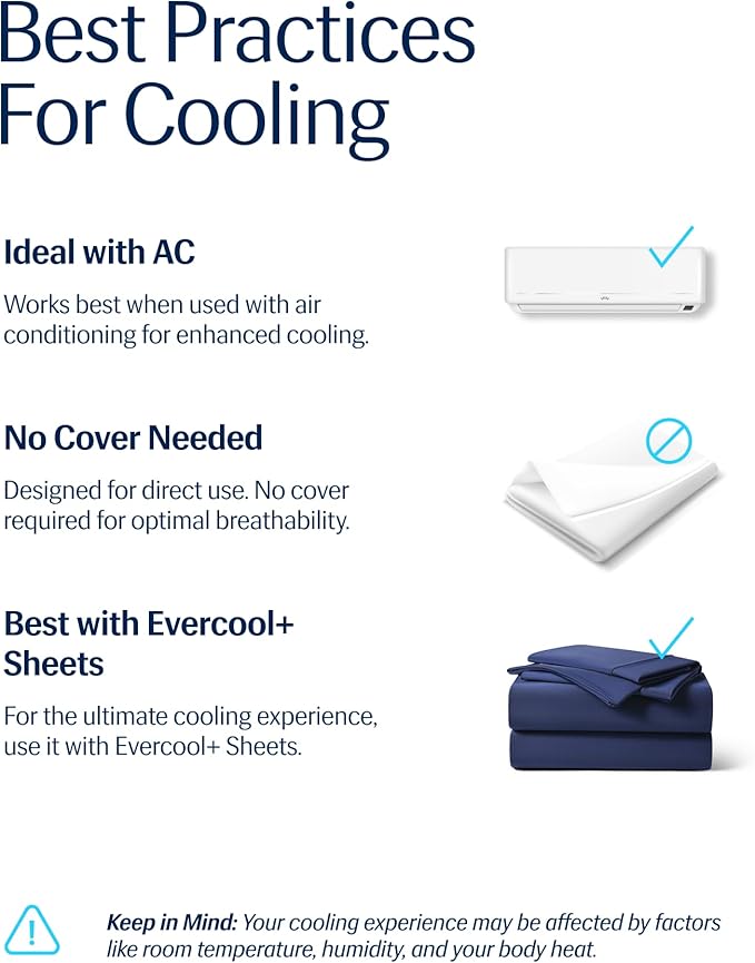 REST® Evercool® Cooling Comforter, Twin/Twin XL, Blanket for Hot Sleepers, All Season Bedding to Keep Cool for Night Sweats, Breathable Lightweight Blanket, 68"x90" Inches, Midnight Blue