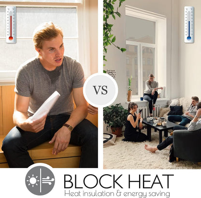 HIDBEA One Way Window Privacy Film Daytime, Heat Control UV Blocking Reflective Mirror Window Tint for Home, Non-Adhesive Self Static Cling Window Stickers (Silver, 17.5 Inch x 6.5 Feet)