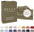 Bella Coterie Luxury Bamboo Viscose Full Size Sheet Set | 100% Organically Grown | Ultra Soft | Cooling for Hot Sleepers | 18" Deep Pocket [Olive]