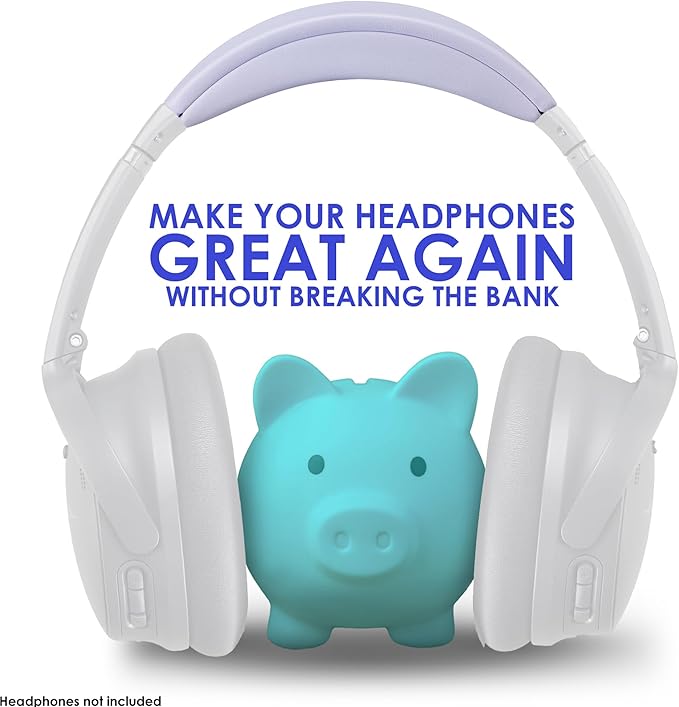 Replacement QC Ear Pad and Headband Pad Kit Cushion. Compatible with Bose QuietComfort (2023) QC45 QCSE QC35 II Wireless Noise Cancelling Headphones (Lilac) Easy DIY Fit