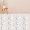 Shoe Slots Organizer for Closet,12PACK Shoe Stacker Shoe Rack Organizer for Closet Space Saver Storage Shoe Holder Organization(Transparent)