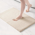 Madison Park Signature Non Slip, Luxrurious Plush Mat, Absorbent, Quick Dry, Spa Design Bath Room Décor Marshmallow Bathroom Rug, 1'8"x2'6", Natural