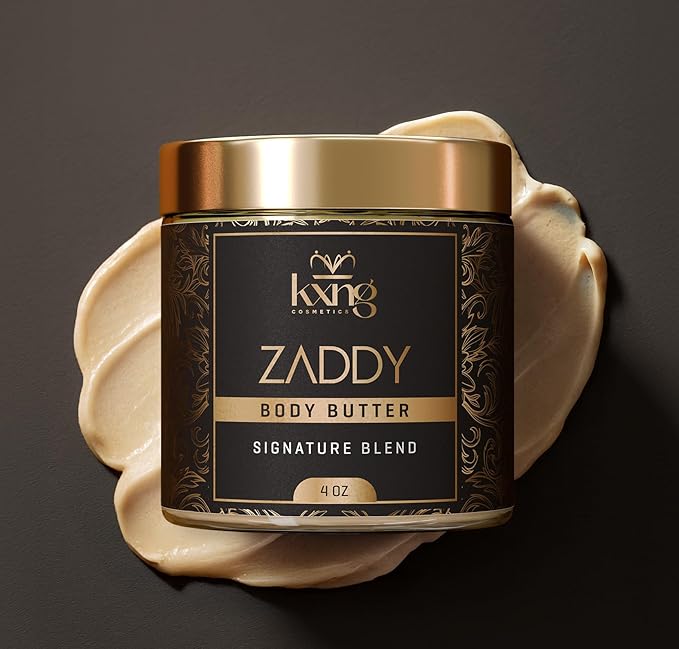 KXNG Shea Butter Body Cream, Luxurious Hydrating Body Butter, Intense Moisturizer for Dry Skin, Perfect for Men & Women, Cruelty-Free