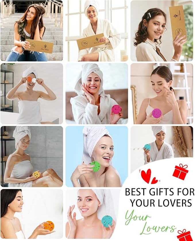 Shower Steamers Aromatherapy - 8 Pack Organic Shower Bombs with Natural Essential Oil, Self Care and Stress Relief Birthday/Home Spa/Christmas Stocking Stuffers/White Elephant Gifts for Women