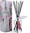LOVSPA Reed Diffuser Set, Pink Tuberose Scented Oil Diffuser with Sticks, Home Fragrance Accessories for Bathroom Shelf Decor, Aroma Diffusers for Home or Office Desk, USA Made