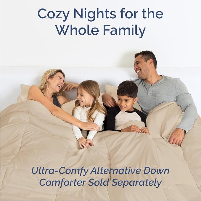 Queen 6 Piece Sheet Set - Comfy Breathable & Cooling - Ultra Soft Hotel Luxury Bedding Set w/ 8-16 Inch Deep Pockets - 1 Flat & 1 Fitted Sheet & 4 Pillowcases - Cozy, Wrinkle Free & Easy Care - Cream