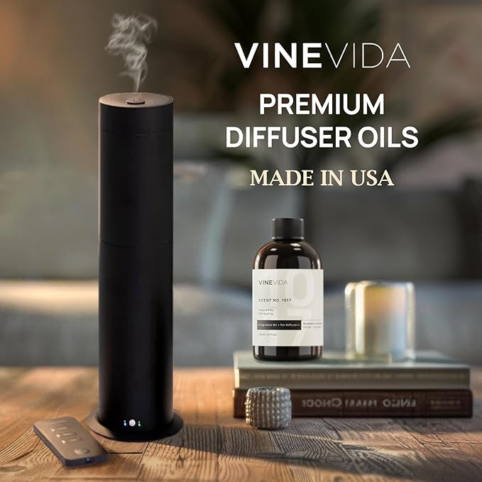 VINEVIDA [16 Fl Oz] Ocean Rain Fragrance Oil for Cold Air Diffusers, Essential Oils for Diffuser Oil Refill & Air Freshener Room Spray