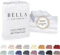 Bella Coterie Luxury Bamboo Viscose Full Size Sheet Set | 100% Organically Grown | Ultra Soft | Cooling for Hot Sleepers | 18" Deep Pocket [White]