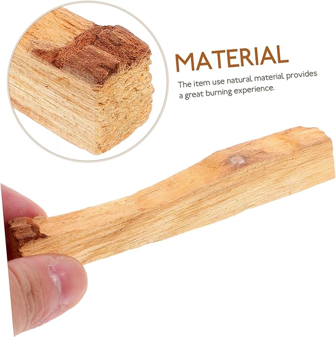 Natural Holy Wood Incense Sticks Aromatherapy Smudge Sticks for Meditation Relaxation and Home Fragrance with Calming Burn Experience