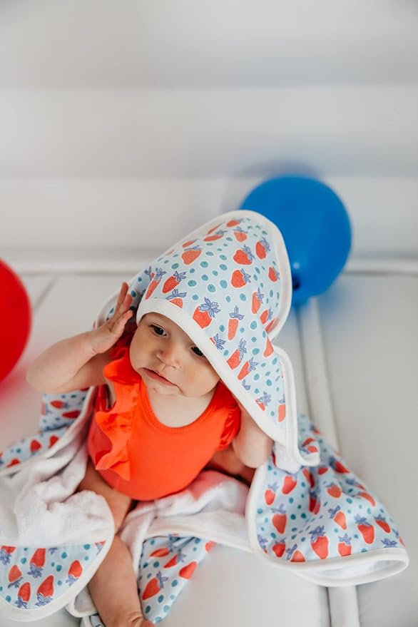 Copper Pearl Hooded Bath Towels Premium Knit/Terry Cloth Baby Towels with Hood, Pockets, and Cool Designs - Great to Gift and Make Bath Time Fun - Baby Bath Towel, Liberty