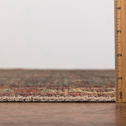 Keen Home Design 3x5 Rug - Machine Washable Entry Rug with Non-Slip Backing, Ideal for Enteryway, Kitchen, Bathroom, Laundry Room - Vintage, Easy Clean, Durable, Low Pile Rug - (3' x 5')