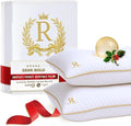 Royal Therapy 2-Pack King Size Pillows, Memory Foam Pillow - Shredded Foam, Hypoallergenic Bamboo-Derived Rayon Cover, CertiPUR-US Certified, Removable Cover, for All Sleep Positions, Neck Pain Relief