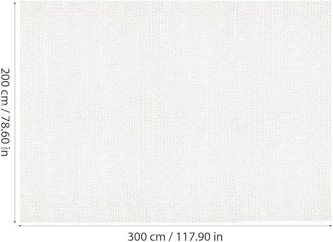 SAFIGLE Rubber Rug Pad Non Skid Rug Pad 200X300Cm Natural Rubber Anti Slip Floor Protector on Hardwood and Carpeted Stairs