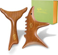 Gua Sha Tool & Acupoint Massage Set– Wood Therapy Massage Tools for Body & Face, Lymphatic Drainage Massager, Jaw Lifting for Relaxation, Deep Tissue Massage & Foot Care, Self Care Gift for Women
