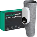 RejuvaFlow 3-in1 Leg Massager – The Official Triple Method Calf Massager – Adjustable Calf Massager for Everyday Comfort & Relaxation - Single Pack