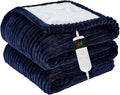 Heated Blanket Electric Twin, Soft Flannel Heating Blanket with 8 Hours Auto Off 10 Fast Heating Levels Machine Washable Sherpa Heated Blanket with Overheating Protection