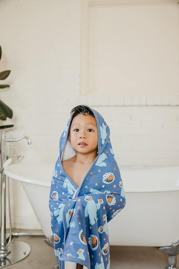 Copper Pearl Hooded Bath Towels Premium Knit/Terry Cloth Baby Towels with Hood, Pockets, and Cool Designs - Great to Gift and Make Bath Time Fun - Baby Bath Towel, Cookie Monster