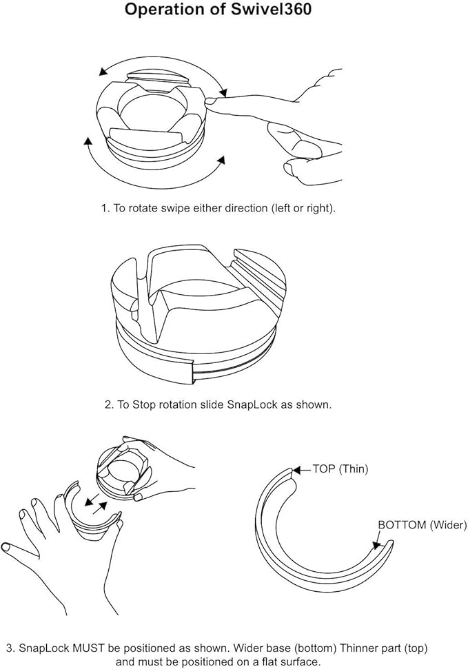 GoDonut – Phone Stand 360 Swivel – Cell Phone Holder + iPad Stand Desk Organizer - Compatible with Tablet, iPhone, Kindle & Most Smartphones – Lime Green
