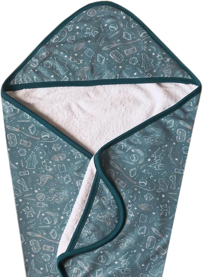 Copper Pearl Hooded Bath Towels Premium Knit/Terry Cloth Baby Towels with Hood, Pockets, and Cool Designs - Great to Gift and Make Bath Time Fun - Baby Bath Towel, Hogwarts™
