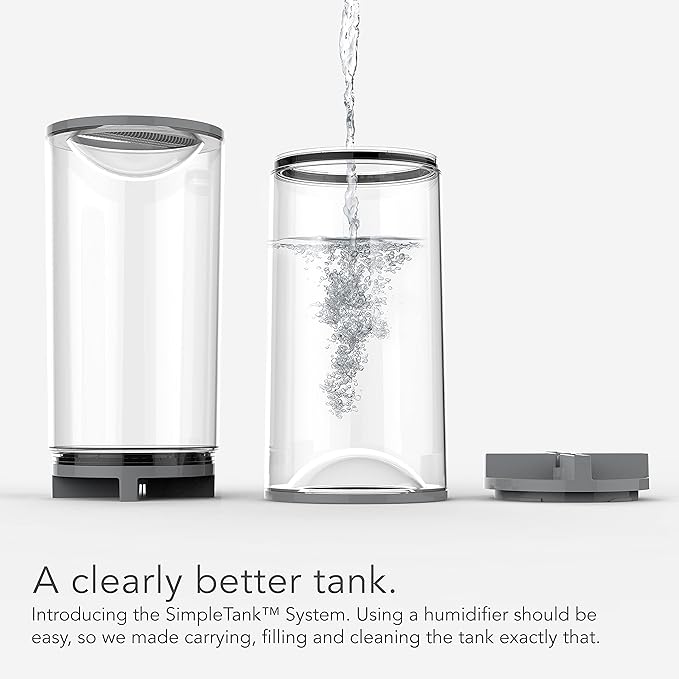 Vornado UH200 Ultrasonic Humidifier with Fan-Assisted Whole Room Humidification, Auto Humidity Control, Remote, and Electronic Humidistat, UH200 — 1.75 gal tank, White