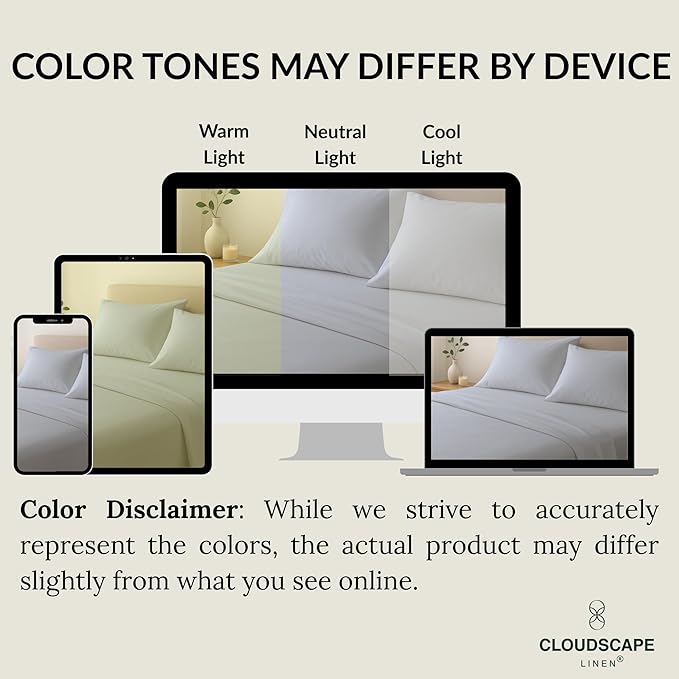 Egyptian Cotton Twin XL Size Sheets Set, 4 Silver