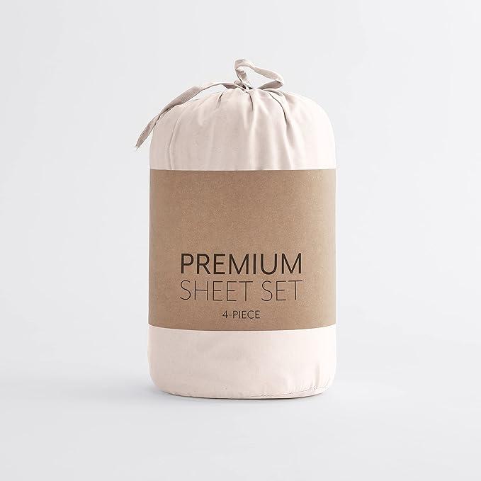 Linen Market Bed Sheets for Twin Size Bed (Blush) - Sleep Better Than Ever with These Soft and Cooling Twin Sheets - Deep Pocket Fits 16" Thick Beds - 3 Piece Twin Sheet Set