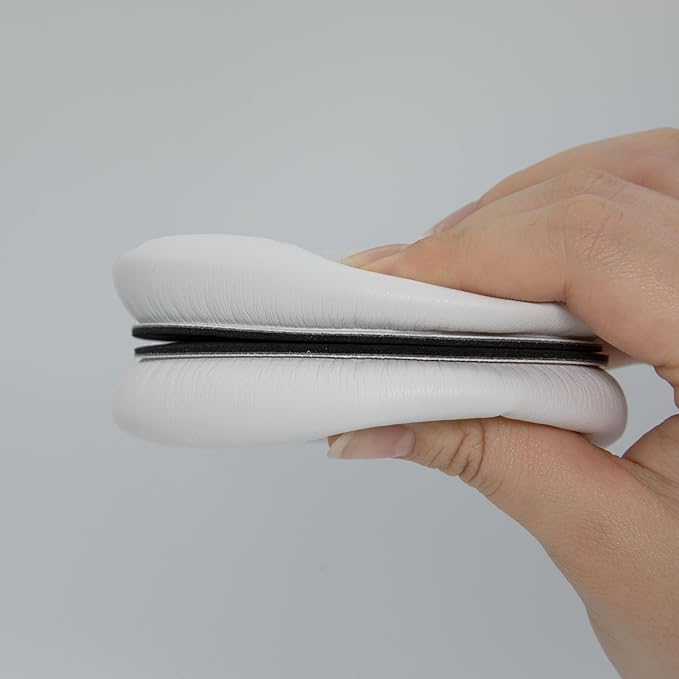 Replacement Ear Pads - Compatible with Bose QuietComfort 45 / SE Headphones, Soft Protein Leather,Premium Noise Cancelling Earpads, Durable & Comfortable Ear Cushions (QC 45-White)