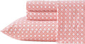 Tommy Bahama - Queen Bed Sheets, Crisp & Cool Cotton Percale Bedding with Matching Pillowcases, Lightweight Bed Set, Oeko-Tex Certified (Bahama Isle Orange)