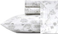 Tommy Bahama - King Size Sheets Set, Crisp & Tailored Cooling Sheets with a Smooth Cotton Percale Lightweight Feel - Bed Sheets with Matching Pillowcases & Fitted Sheet (Vintage Map Grey)