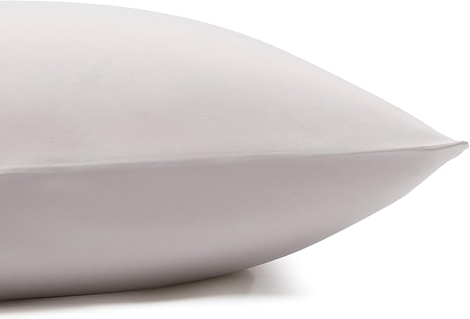 Amazon Basics Lightweight Super Soft, Wrinkle-Free Luxury Microfiber 4 Piece Bed Sheet Set with 14-Inch Deep Pockets, Full, Light Gray, Solid