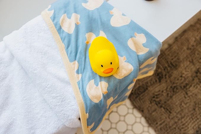 Copper Pearl Hooded Bath Towels Premium Knit/Terry Cloth Baby Towels with Hood, Pockets, and Cool Designs - Great to Gift and Make Bath Time Fun - Baby Bath Towel, Ducky