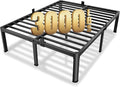 MAF 12 Inch California King Metal Platform Bed Frame with Round Corner Legs, Mattress Slide Stopper, 3000 LBS Heavy Duty Steel Slats Support, No Box Spring Needed, Noise Free