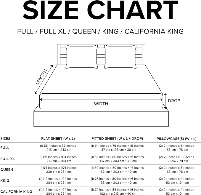 UGG Queen Sheet Set 4-Piece Luxury Cooling Sheets Deep Pockets Premium Bedding with 2 Pillow Shams Hypoallergenic Machine Washable Soft Lightweight Bed Set for Bedroom, Queen, White (Hedi)