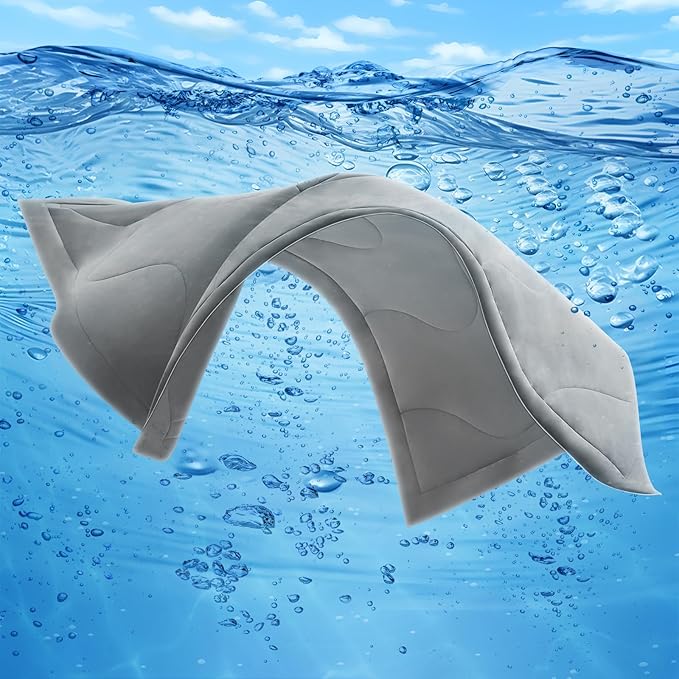 Cooling Comforter Queen Size, Double-Sided Cooling Blanket for Hot Sleepers & Night Sweats, Arc-Chill Q-Max > 0.4 Breathable Ice Blanket, Lightweight Cold Comforter (80''x90'', Light Grey)
