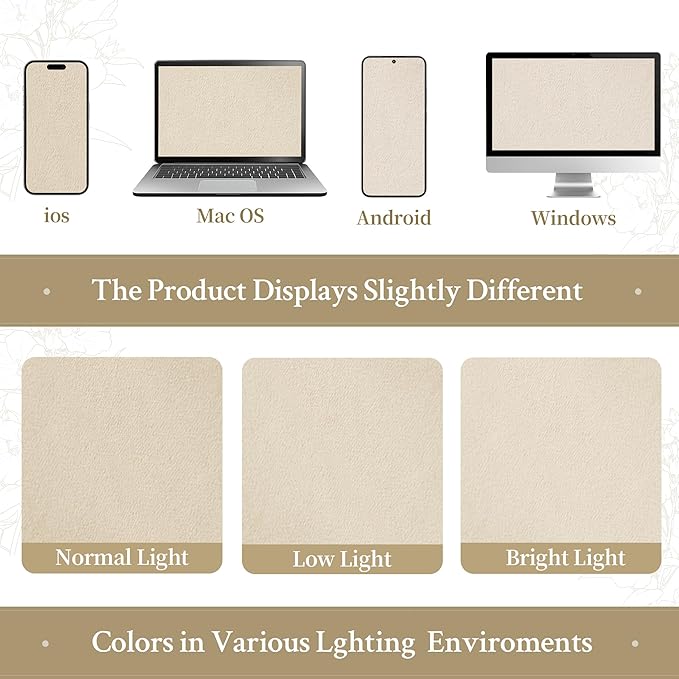 LAMIT Beige Velvet Curtains for Living Room 96 Inches Long, Elegant Thermal Panels Noise Reducing Back Tab and Rod Pocket Drapes for Bedroom/Farmhouse, 2 Panels, 52 x 96 Inch