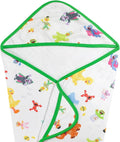 Copper Pearl Hooded Bath Towels Premium Knit/Terry Cloth Baby Towels with Hood, Pockets, and Cool Designs - Great to Gift and Make Bath Time Fun - Baby Bath Towel, Sesame Friends