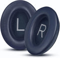 Headphones Replacement Ear Pads, Protein Leather earpad Cushions for Bose QuietComfort 45（QC45） Headphones, Softer Memory Foam - Navy Blue