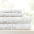 Linen Market 4 Piece California King Bedding Sheet Set (Gray Floral) - Sleep Better Than Ever with These Ultra-Soft & Cooling Bed Sheets for Your Cal King Size Bed - Deep Pocket Fits 16" Mattress