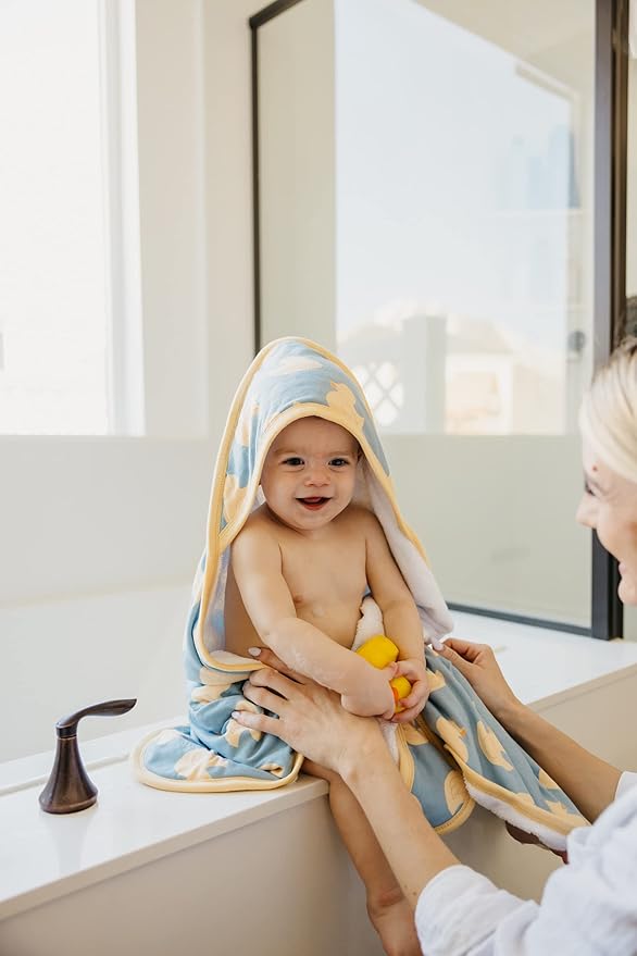 Copper Pearl Hooded Bath Towels Premium Knit/Terry Cloth Baby Towels with Hood, Pockets, and Cool Designs - Great to Gift and Make Bath Time Fun - Baby Bath Towel, Ducky