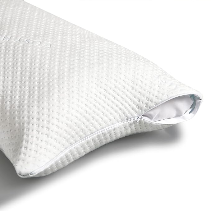 Cosy House Collection Luxury Rayon Derived from Bamboo Body Pillow for Side & Back Sleepers -Supportive, Soft, Fluffy, & Quality Long Pillow - Measures 54” x 20”