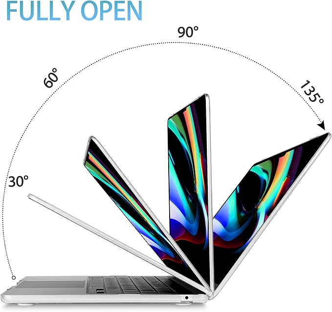 Mektron for 2025 M4 MacBook Air 13.6 Inch A3240 Case Fits 2023 A2681 M2 2024 A3113 M3 Chip with Liquid Retina Display, Printed Plastic Hard Shell Cover for MacBook Air 13.6", Watercolor Dahlias