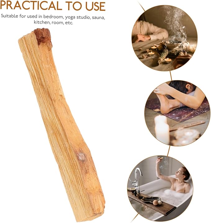 Natural Holy Wood Incense Sticks Smudge Sticks for Meditation and Relaxation Calming Aromatherapy for Purifying Air and Stress Relief in Home and Office